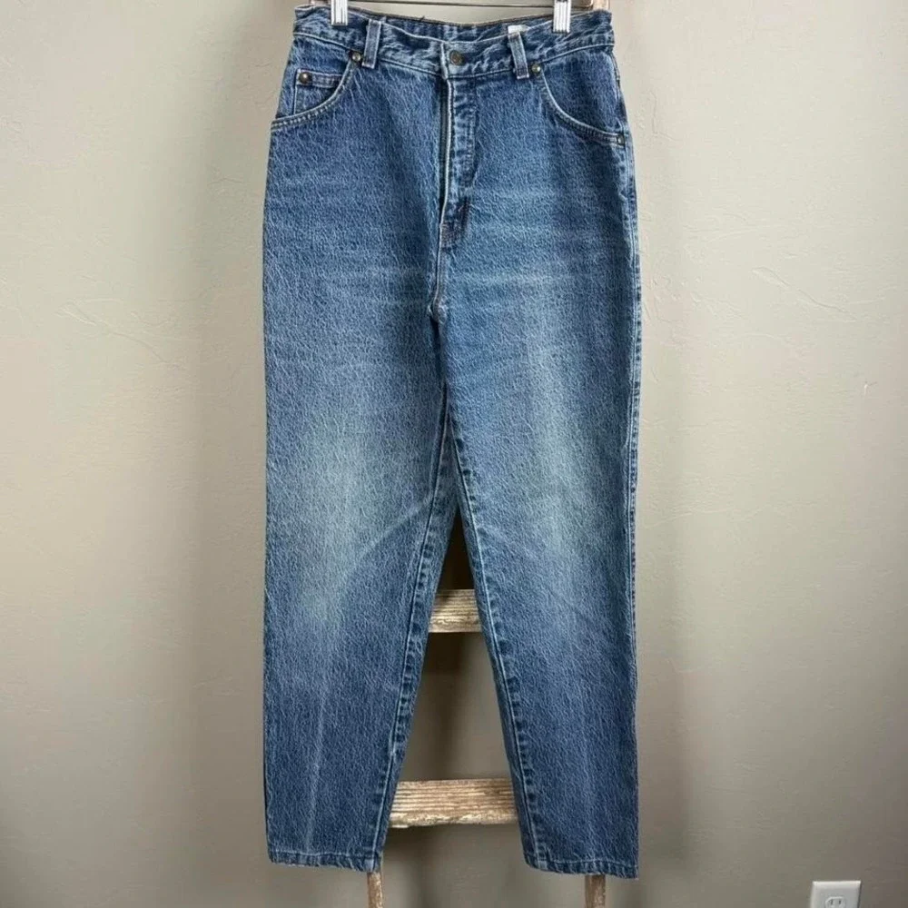 Vintage 90s Levi 544 Brown Tab Women's High Waisted Denim‎ Jeans 12 (26x30)